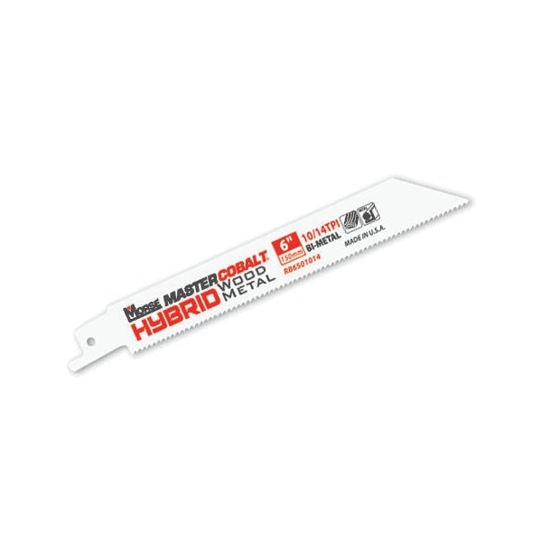 Morse Reciprocating Saw Blade, Master Cobalt, 10/14 TPI, Bi-Metal, 12 in, 0.05 in Thick RB12501014T05 - main